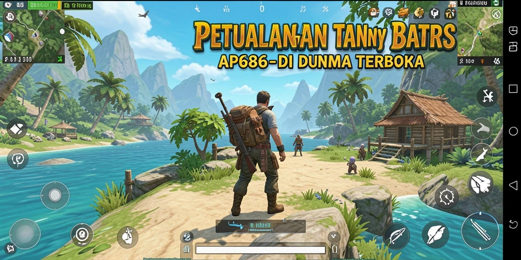 Screenshot utama AP686 menampilkan gameplay eksplorasi Open World yang memukau.
