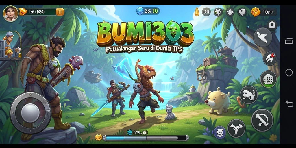 Gameplay BUMI303 dengan misi menegangkan di dunia TPS.
