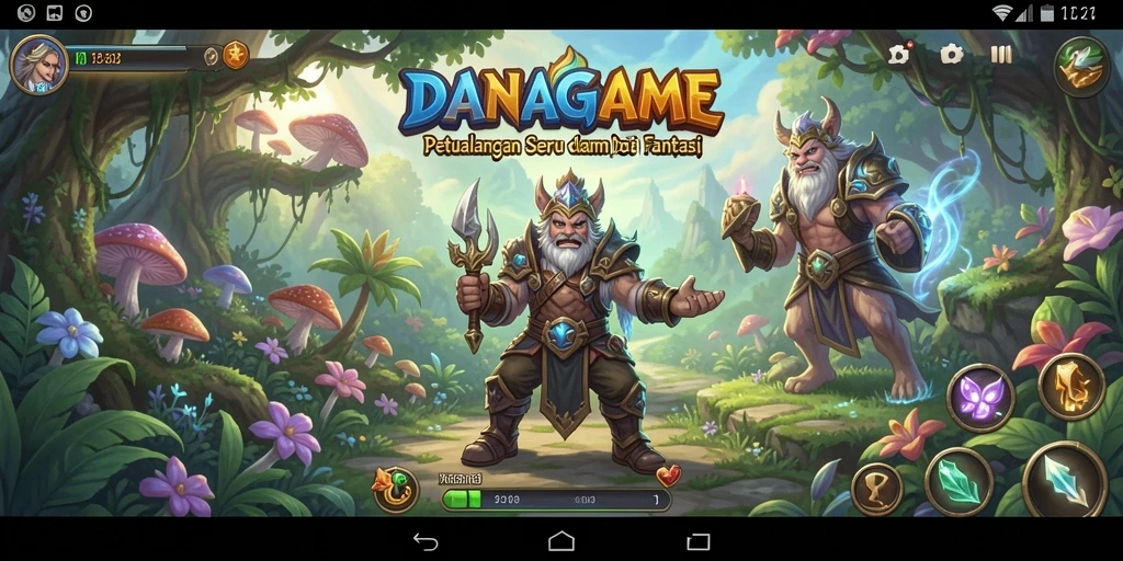 Tangkapan layar menampilkan aksi gameplay seru dalam petualangan RPG.