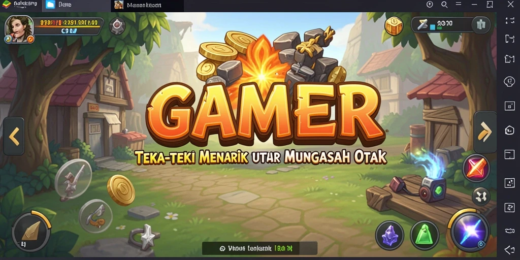 Tampilan gameplay GAMERP yang mengasyikkan dan penuh tantangan.