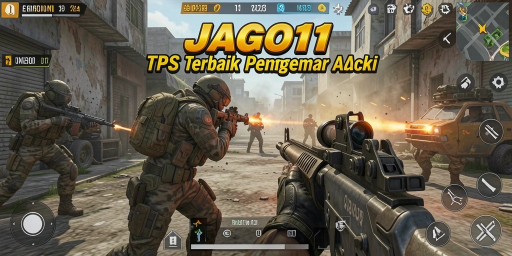 Screenshot gameplay yang menampilkan aksi mendebarkan dalam JAGO11.