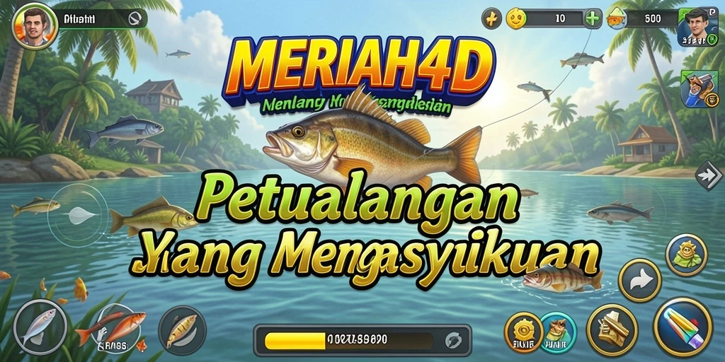 Tampilan gameplay Fishing yang menarik dan realistis.